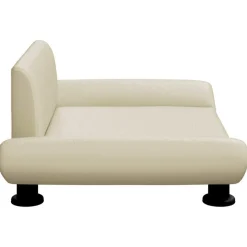 MAISON EXCLUSIVE - Lit pour chien crème 70x45x28 cm similicuir