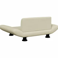 MAISON EXCLUSIVE - Lit pour chien crème 70x45x28 cm similicuir