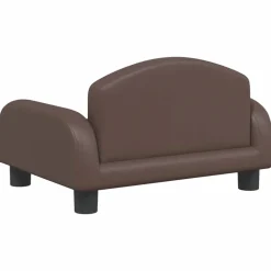 MAISON EXCLUSIVE - Lit pour chien marron 50x40x30 cm similicuir