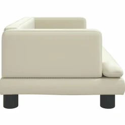 MAISON EXCLUSIVE - Lit pour chien crème 80x45x30 cm similicuir