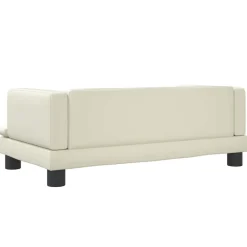 MAISON EXCLUSIVE - Lit pour chien crème 80x45x30 cm similicuir