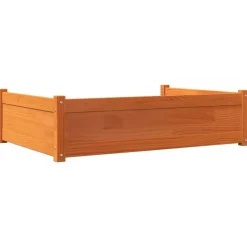 MAISON EXCLUSIVE - Lit pour chien cire marron 105,5x75,5x28 cm bois de pin massif