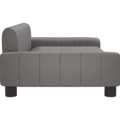 MAISON EXCLUSIVE - Lit pour chien gris 90x53x30 cm similicuir