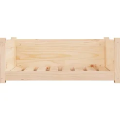 MAISON EXCLUSIVE - Lit pour chien 75,5x55,5x28 cm bois massif de pin
