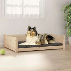 MAISON EXCLUSIVE - Lit pour chien 95,5x65,5x28 cm bois de pin solide