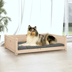 MAISON EXCLUSIVE - Lit pour chien 95,5x65,5x28 cm bois de pin solide