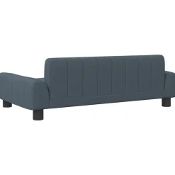 MAISON EXCLUSIVE - Lit pour chien gris foncé 90x53x30 cm tissu