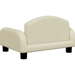 MAISON EXCLUSIVE - Lit pour chien crème 50x40x30 cm similicuir