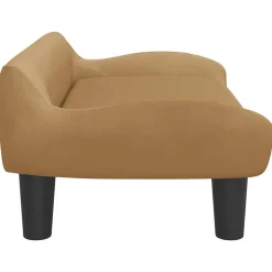 MAISON EXCLUSIVE - Lit pour chien marron 70x40x24 cm velours