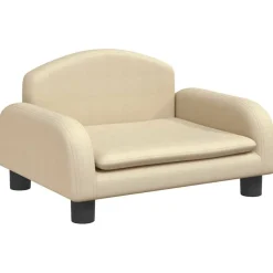 MAISON EXCLUSIVE - Lit pour chien crème 50x40x30 cm tissu