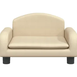 MAISON EXCLUSIVE - Lit pour chien crème 50x40x30 cm tissu