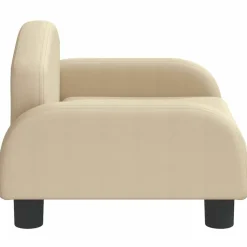 MAISON EXCLUSIVE - Lit pour chien crème 50x40x30 cm tissu