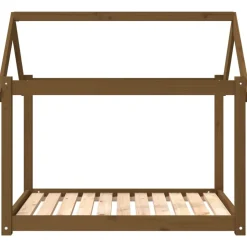 MAISON EXCLUSIVE - Lit pour chien marron miel 101x70x90 cm bois de pin solide