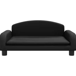 MAISON EXCLUSIVE - Lit pour chien noir 70x45x30 cm similicuir