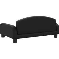 MAISON EXCLUSIVE - Lit pour chien noir 70x45x30 cm similicuir