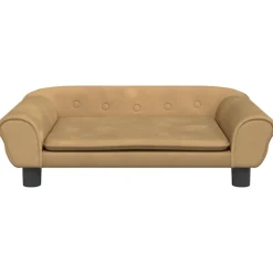 MAISON EXCLUSIVE - Lit pour chien marron 70x48x22 cm velours