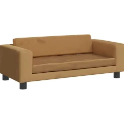 MAISON EXCLUSIVE - Lit pour chien avec extension marron 100x50x30 cm velours