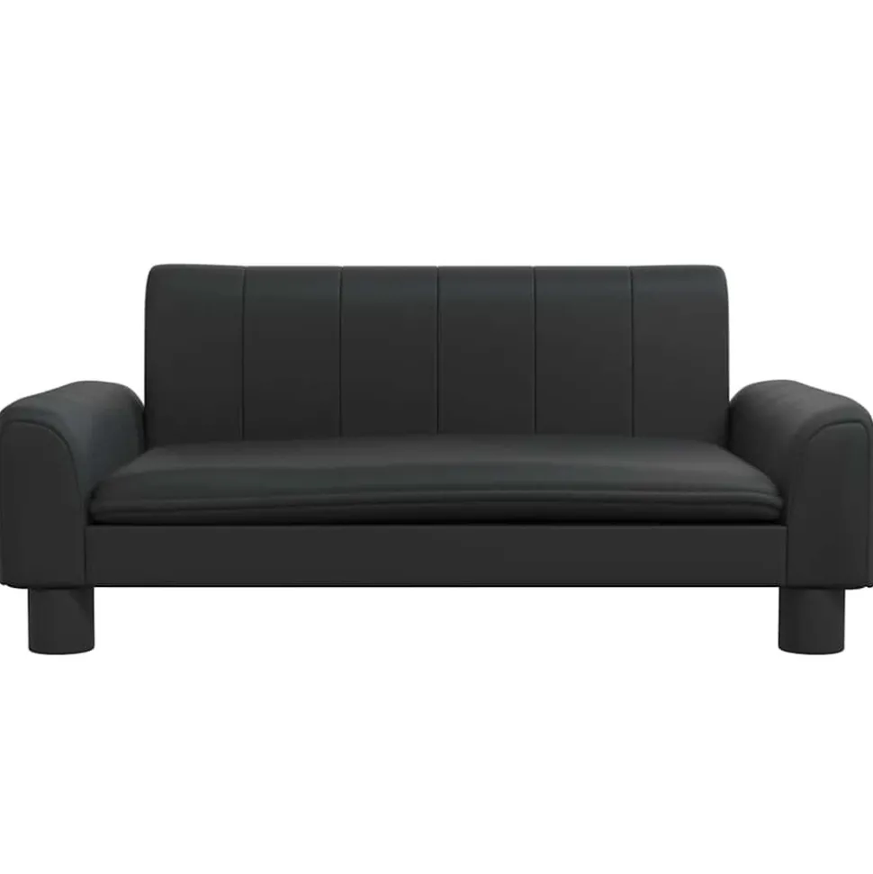 MAISON EXCLUSIVE - Lit pour chien noir 70x45x30 cm similicuir