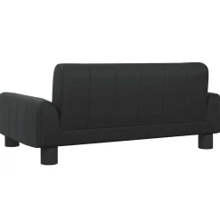 MAISON EXCLUSIVE - Lit pour chien noir 70x45x30 cm similicuir
