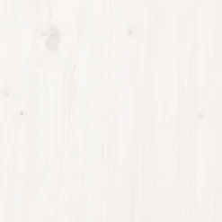 MAISON EXCLUSIVE - Lit pour chien blanc 75,5x55,5x28 cm bois de pin solide