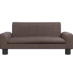 MAISON EXCLUSIVE - Lit pour chien marron 70x45x30 cm similicuir