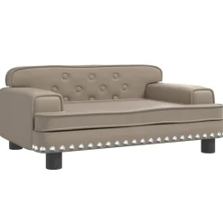 MAISON EXCLUSIVE - Lit pour chien cappuccino 70x45x30 cm similicuir