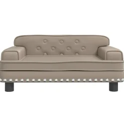 MAISON EXCLUSIVE - Lit pour chien cappuccino 70x45x30 cm similicuir