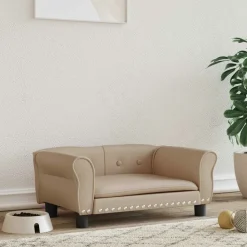 MAISON EXCLUSIVE - Lit pour chien cappuccino 70x45x30 cm similicuir