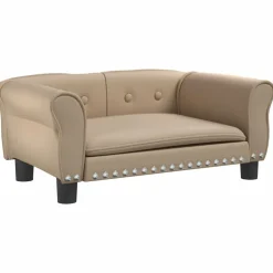 MAISON EXCLUSIVE - Lit pour chien cappuccino 70x45x30 cm similicuir