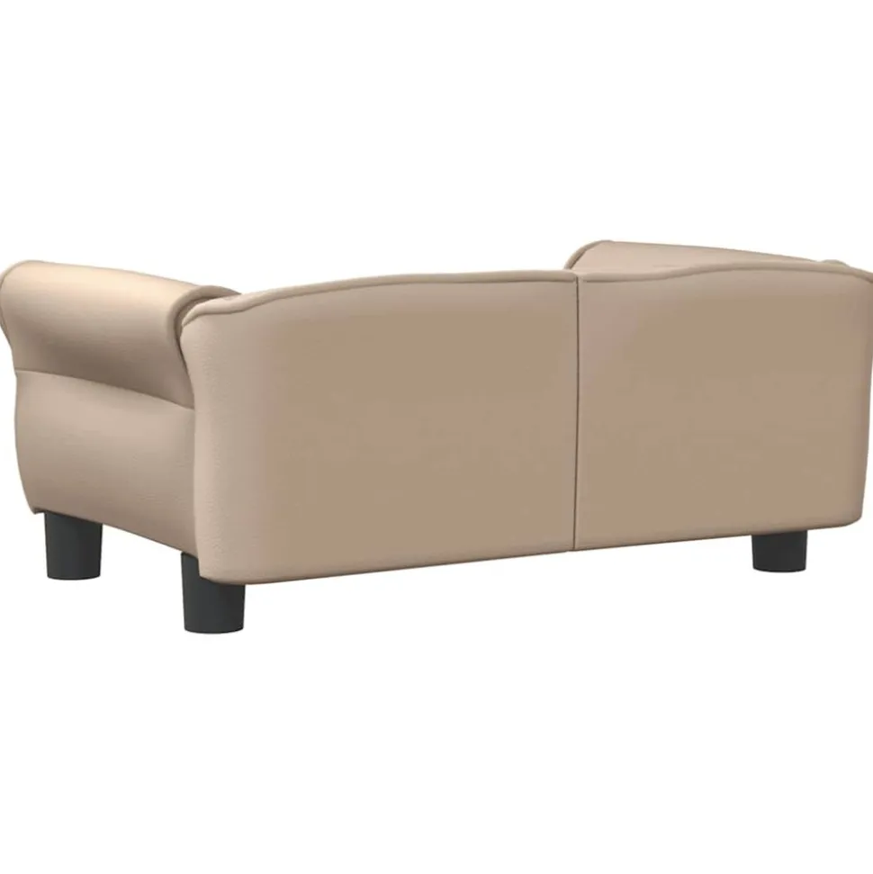 MAISON EXCLUSIVE - Lit pour chien cappuccino 70x45x30 cm similicuir