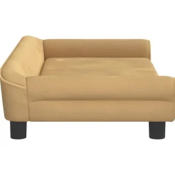 MAISON EXCLUSIVE - Lit pour chien marron 100x50x21 cm velours