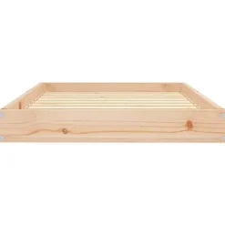 MAISON EXCLUSIVE - Lit pour chien 91,5x64x9 cm bois de pin solide