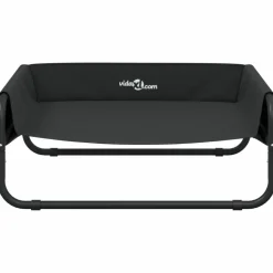 MAISON EXCLUSIVE - Lit surélevé pour chien anthracite tissu oxford et acier