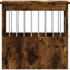 MAISON EXCLUSIVE - Meuble de cage pour chiens chêne fumé 45x62x59 cm