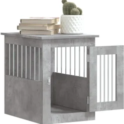 MAISON EXCLUSIVE - Meuble de cage pour chiens gris béton 45x62x59 cm