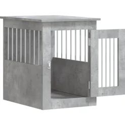 MAISON EXCLUSIVE - Meuble de cage pour chiens gris béton 45x62x59 cm