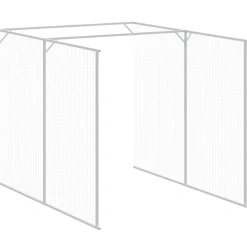 MAISON EXCLUSIVE - Niche pour chien avec cour gris clair 165x455x181 cm