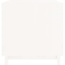 MAISON EXCLUSIVE - Niche pour chien blanc 100x70x72 cm bois de pin massif