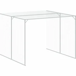 MAISON EXCLUSIVE - Niche pour chien avec cour anthracite 214x1069x181 cm