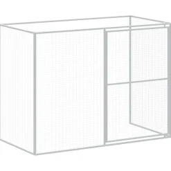 MAISON EXCLUSIVE - Niche pour chien avec cour gris clair 214x661x181 cm