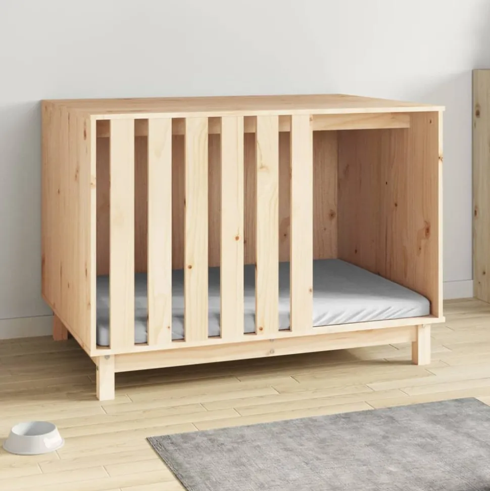 MAISON EXCLUSIVE - Niche pour chien 100x70x72 cm bois de pin massif