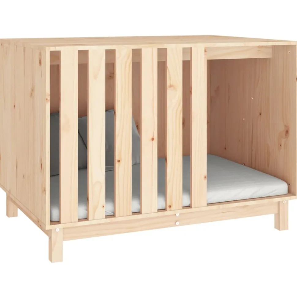 MAISON EXCLUSIVE - Niche pour chien 100x70x72 cm bois de pin massif