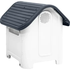 MAISON EXCLUSIVE - Niche pour chien gris 59x75x66 cm polypropylène