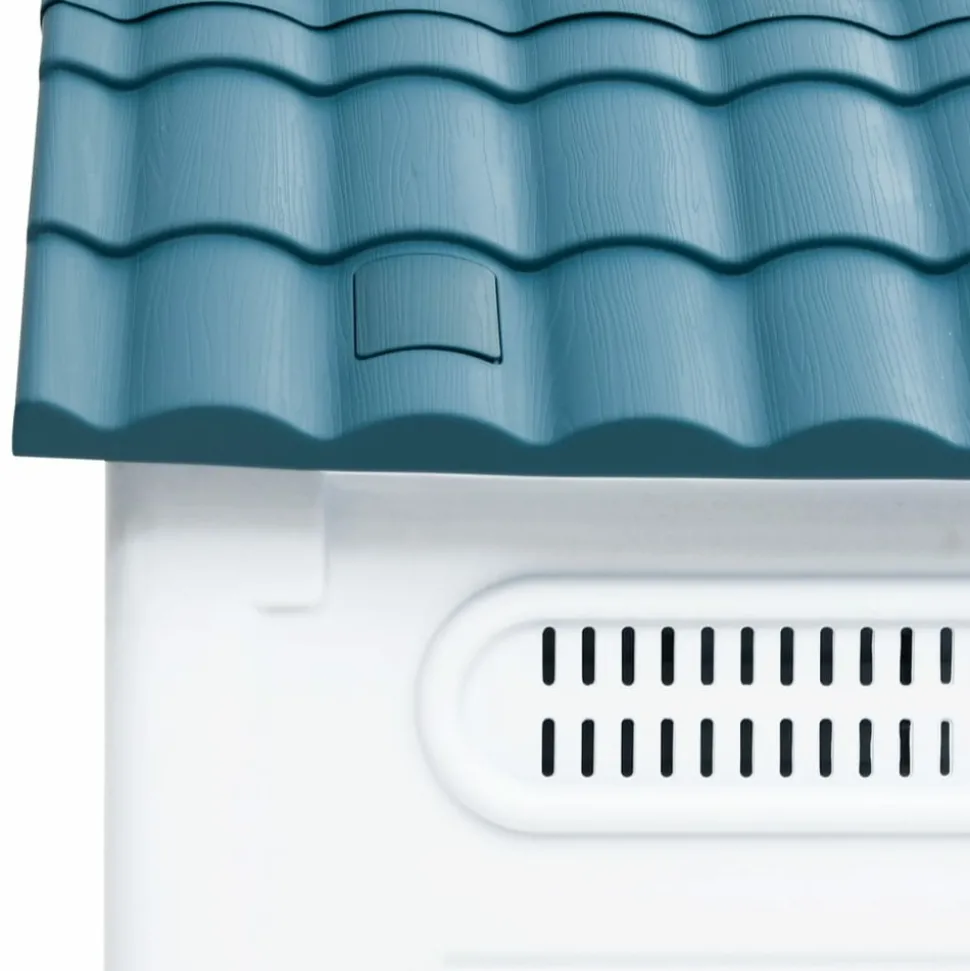 MAISON EXCLUSIVE - Niche pour chien bleu 57x68x66 cm polypropylène