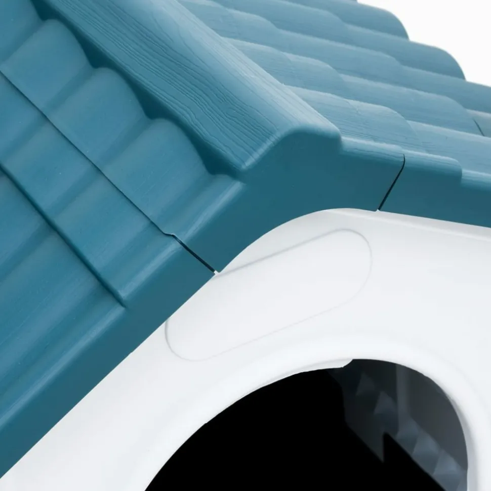 MAISON EXCLUSIVE - Niche pour chien bleu 57x68x66 cm polypropylène