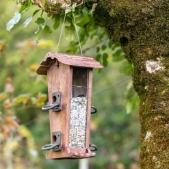 Mangeoire à silos pour oiseaux sauvages jok 21, mangeoire extérieure, adaptée à diverses graines