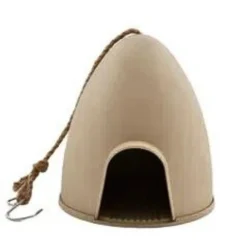 Mangeoire pour oiseau sauvage beige