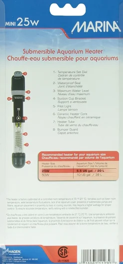 MARINA - Chauffage aquarium