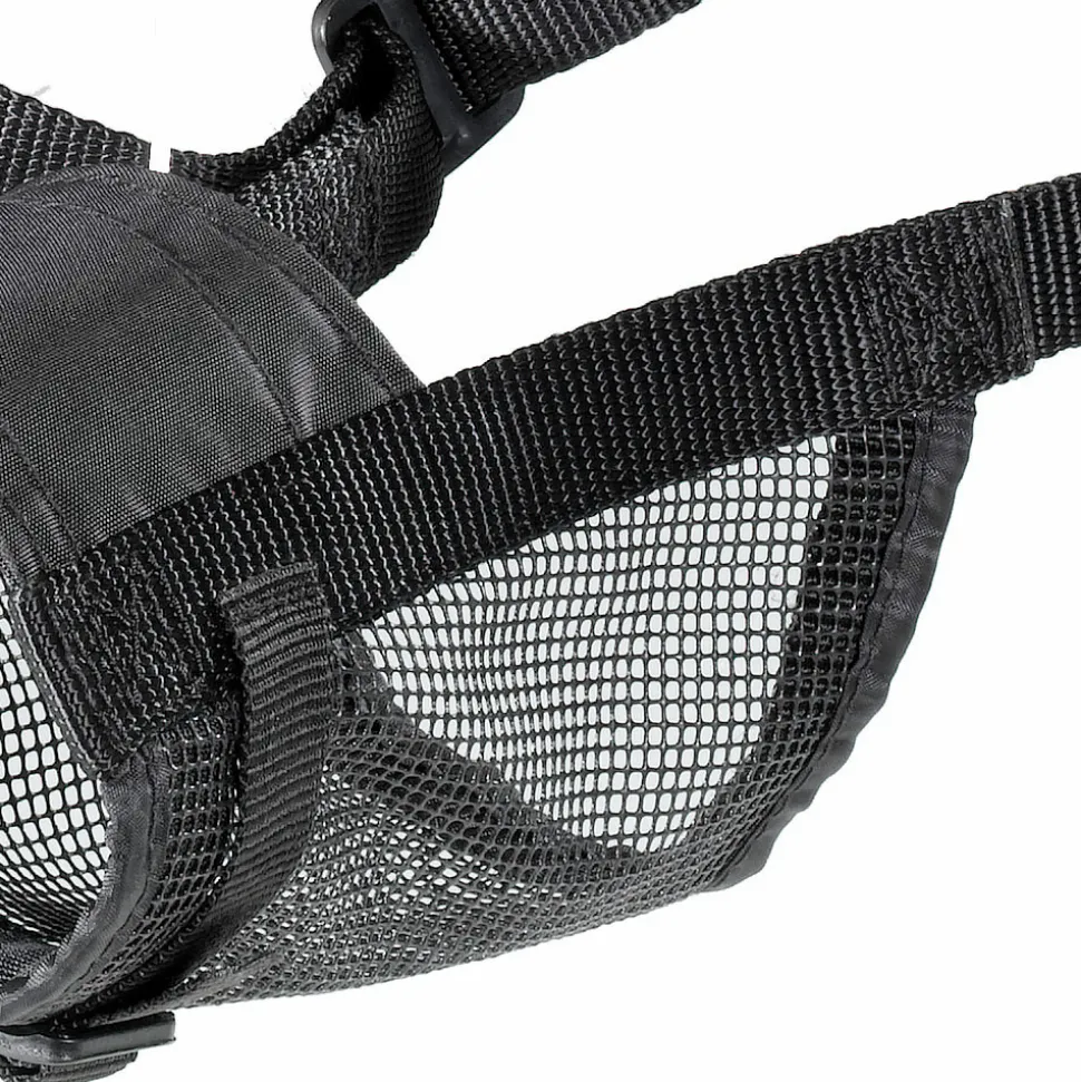 Muselière en nylon grille réglable longueur chiens chien mesure ferplast muzzle net
