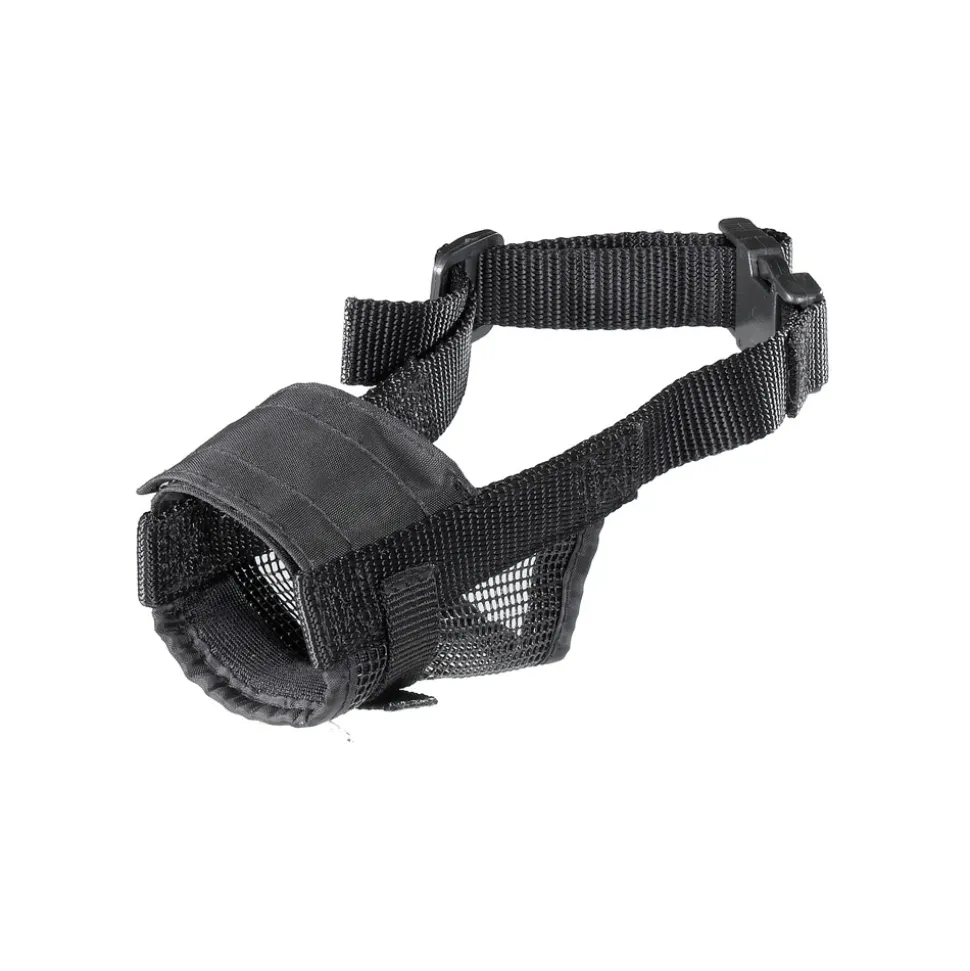 Muselière en nylon grille réglable longueur chiens chien mesure ferplast muzzle net